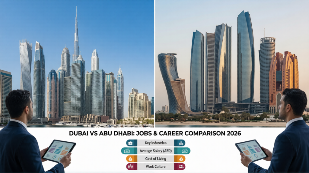Dubai vs Abu Dhabi jobs
