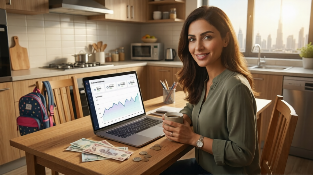 Dubai expat parent freelance income school closure distance learning 2026