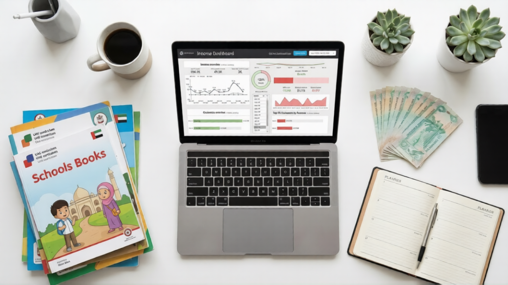 UAE parent home income during distance learning April 2026