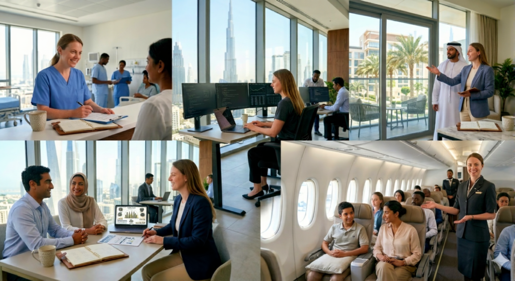 Dubai companies hiring now 2026 jobs sectors apply