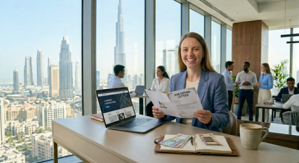 Dubai job offer success 2026 expat hired companies