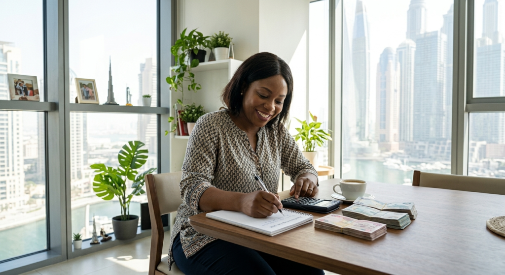 save money Dubai 2026 budget tips expat salary cost of living