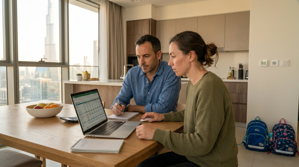 Dubai expat family budget honest reality 2026 worth it