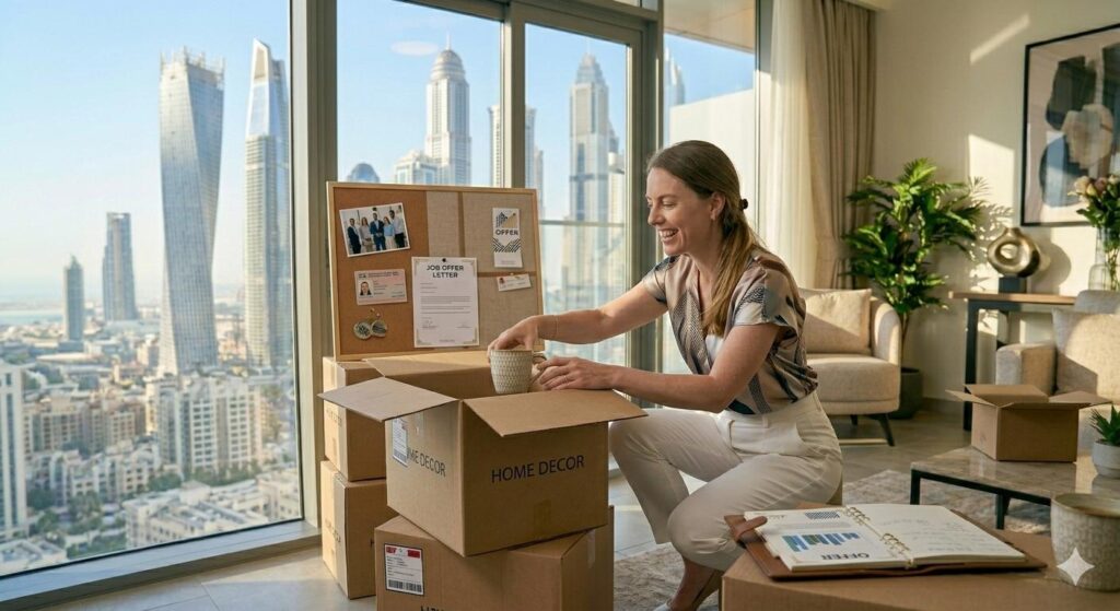 UAE relocation visa sponsored job success 2026 companies hiring