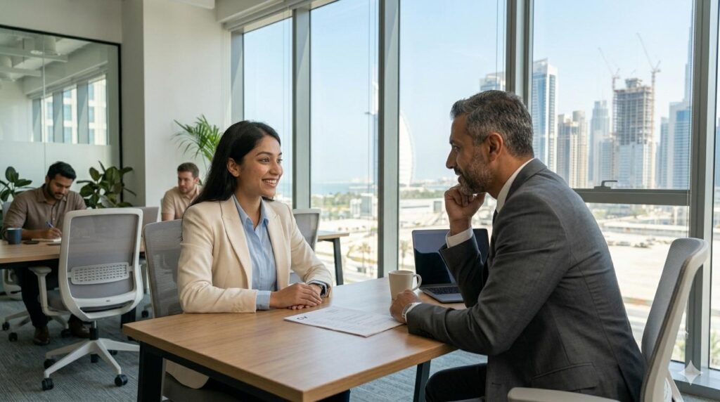 fresher job interview Dubai 2026 tips how to get hired