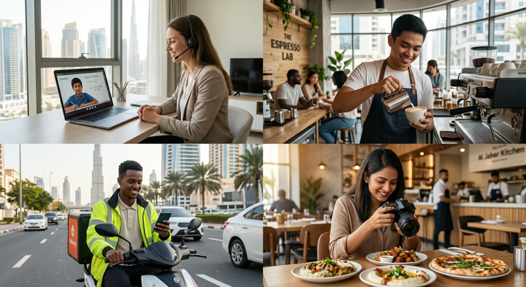 part time jobs Dubai 2026 flexible options earn AED