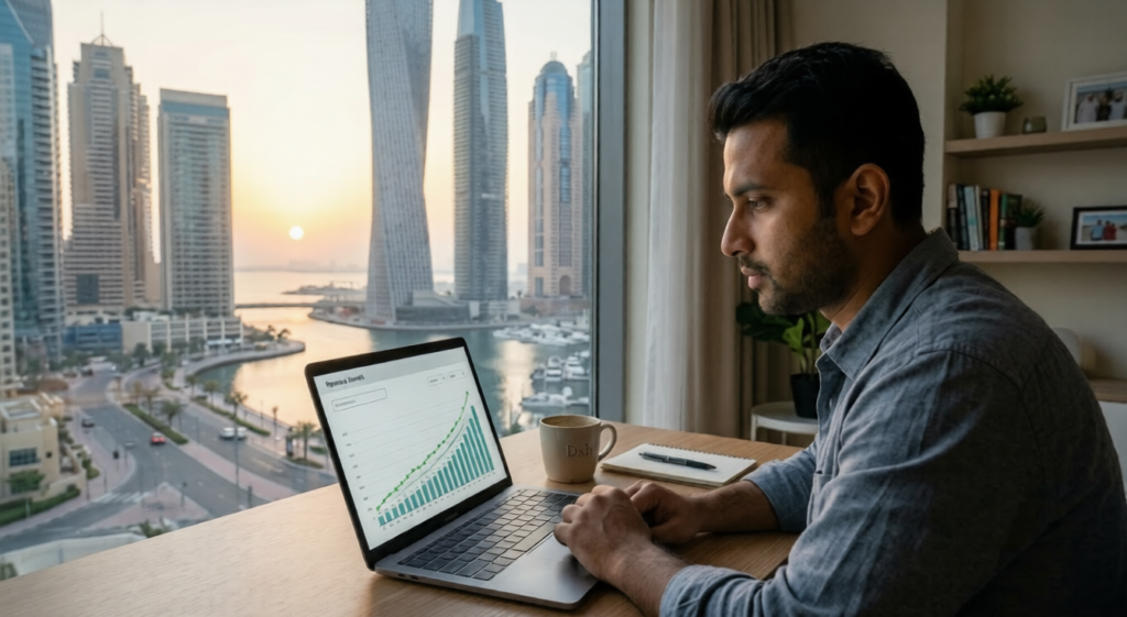 build passive income Dubai 2026 expat consistent effort