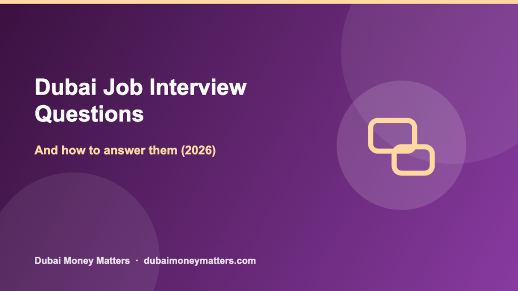 Dubai Job Interview Questions — Dubai Money Matters